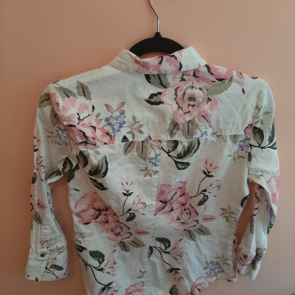 Floral Button Down Dress Shirt - Picture 3 of 3